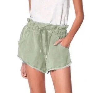 Young Fabulous Broke Izzy Shorts Linen Blend S BLACK